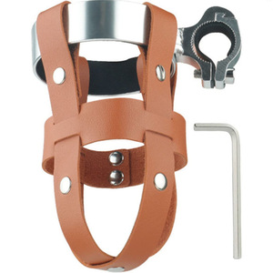 Support de bouteille d'eau pour vélo d'extérieur en stock, support de bouteille d'eau anti-vibration pour vélo électrique et VTT, support de bouteille de thé au lait en PU pour cyclisme - Product Image 5