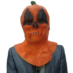 Máscara <span class=keywords><strong>de</strong></span> Látex <span class=keywords><strong>de</strong></span> Calabaza, Terrorífica, <span class=keywords><strong>de</strong></span> Cara Completa, para Halloween, Navidad, Zombi, Demonio, Repugnante, Accesorios <span class=keywords><strong>de</strong></span> Fiesta, Terror, Cara Divertida - Product Image 6