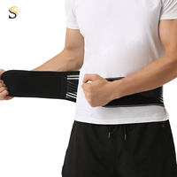 Ceinture de soutien lombaire SHILION à double système de pression, réglable, pour l'entraînement sportif