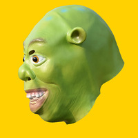 Masque facial en latex de haute qualité, masque complet en latex