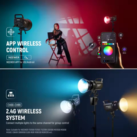 Luz de Video NEEWER FS300C RGB de 300W con Montura Bowens para Fotografía y Transmisión en Vivo para Grabación de Video