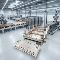 Moule d'extrusion pour panneaux de porte WPC, outillage d'extrusion haute vitesse pour la production de portes creuses WPC, designs personnalisés acceptés