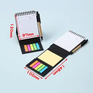 School Office Manufacturer Stand Up Stick Notes with Pen Die Cut Shaped Adhesive Stand Up Stick Notes