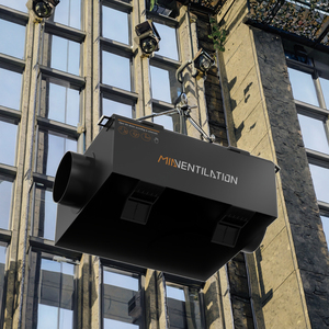 Wildfire Smoke Defence: 1000m ³/h d'urgence PM2.5 et filtration <span class=keywords><strong>de</strong></span> la suie avec Eco Media résistant au feu - Product Image 1