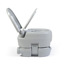 Toilettes de camping portables et détachables pour voiture, avec réservoir d'eau usée, accessoires de randonnée en plastique pour l'extérieur