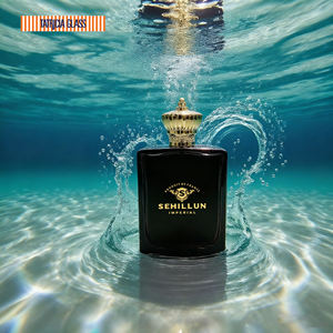 香水瓶箱包装付きOEM ODM卸売サプライヤー100ml高級カスタムニッチグラデーションユニークな正方形ガラス空 - Product Image 3