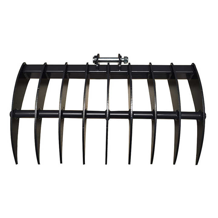Chuangxin 2025 Mini Excavator Attachment Land Clearing Rake Soil ...