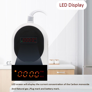 2025 New Arrival AC Power co Gas báo động Detector khí đốt tự nhiên cảm biến với solenoid valve - Product Image 5