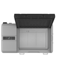 Congélateur portable Alpicool 12V alimenté par énergie solaire, mini-réfrigérateur électrique en plastique avec compresseur pour camping-car, hôtel, usage extérieur, OEM/ODM