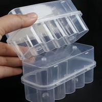 Boîte en plastique PP de 3 ml, lot de 2, pour le stockage de vaccins en poudre lyophilisés, support pour ampoule de 3 ml, petite boîte en plastique pour flacon