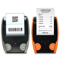 Terlaris 58mm Mini portabel genggam Printer penerimaan termal nirkabel ponsel BT4.0 tagihan belanja IOS Android kabel USB