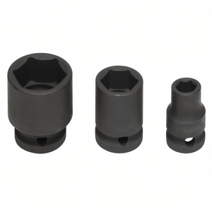 Jeu de clés à douille Fervi Impact, 3 pièces, métriques, à embout hexagonal - Product Image 2