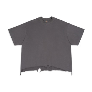 T-shirt vintage pour homme <span class=keywords><strong>ETAI</strong></span> en pur coton, coupe ample, col rond, respirant et anti-humidité, effet vieilli - Product Image 6