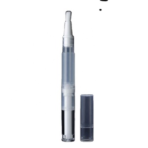 Bolígrafo vacío para aceite de cutículas con punta de pincel, aplicador de brillo labial de 2ml 3ml, cosmético transparente giratorio, bolígrafo vacío para aceite de cutículas y esmalte de uñas - Product Image 1