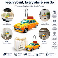 Diffuseur de parfum intelligent pour voiture 2026, monté, aromathérapie premium, parfum Vanille, pour un intérieur de voiture amusant et rafraîchissant