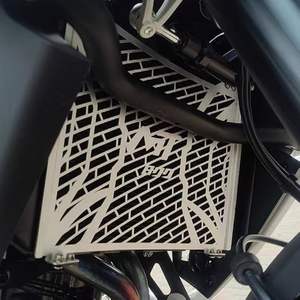 Nouveau pour <span class=keywords><strong>MT800</strong></span> 2021-2022, protection de radiateur en aluminium et grille de protection noire, pièces de moto - Product Image 4
