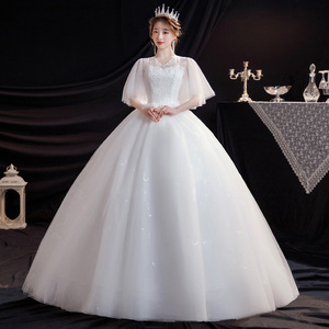 Robes <span class=keywords><strong>de</strong></span> mariée à col en V extrêmement éthérées à la mode blanche pour anniversaire sexy élégantes - Product Image 1