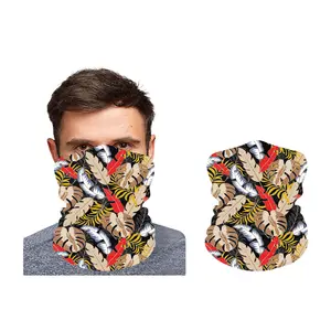 شعار مخصص متعدد الوظائف باندانا سلس نمط الفهد من ملابس الرأس أنبوبي باندانا مخصصة - Product Image 1