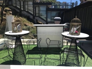 Comptoir de bar à cocktails mobile en aluminium à Guangzhou Factory Bar portable sur roues Comptoir de bar à domicile Comptoir de café - Product Image 4