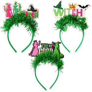 Serre-tête de démon à pampilles vertes, araignée, fantôme et citrouille pour Halloween, idéal pour les fêtes à thème maléfique et la décoration - Product Image 1