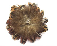Pince à cheveux fleurie avec plumes pour femme, accessoire de coiffure pour mariée, mariage, cocktail, thé, derby, chapeau de costume