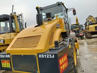Compacteur à tambour unique XS123J, rouleau compresseur hydraulique de 12 tonnes à tambour unique à vendre