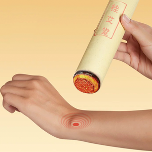 Alta Qualidade Moxabustão <span class=keywords><strong>Sticks</strong></span> Dez Anos Pura Absinto Acupuntura Massagem Médica Cones Encaixotados Fumaça Moxa Vara