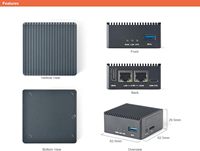 Mini Router Aismartlink FriendlyElec NanoPi R5S-LTS OpenWRT con Tres Puertos Ethernet Gbps, 4GB de RAM LPDDR4X, Basado en el Chip RK3568