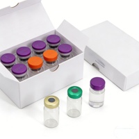 Boîtes cadeaux en papier de luxe avec logo personnalisé pour flacons de peptides de 3 ml, 5 ml, 10 ml, emballage pour flacons rechargeables