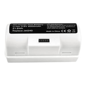 Batterie Li-ion de remplacement de grande capacité 3.6V 6000mAh pour iRobot <span class=keywords><strong>Braava</strong></span> Jet 240 <span class=keywords><strong>Robot</strong></span> de nettoyage de sol Batterie d'aspirateur - Product Image 3
