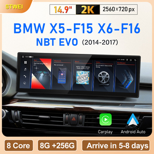 เครื่องเล่นมัลติมีเดียในรถยนต์ระบบแอนดรอยด์ขนาด 14.9 นิ้ว พร้อมระบบนำทาง GPS สำหรับ BMW X5 F15 X6 F16 รองรับ Wireless Carplay และ Android Auto - Product Image 2