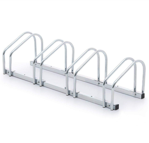 Estacionamiento en el suelo <span class=keywords><strong>de</strong></span> la bicicleta 1-6 Soporte organizador <span class=keywords><strong>de</strong></span> almacenamiento <span class=keywords><strong>de</strong></span> <span class=keywords><strong>bicicletas</strong></span> ajustable para garaje - Product Image 5