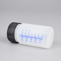 Botol Plastik Kosong 50Ml Aplikator Kuas Tutup Seni Kerajinan Cat Toples Wadah 2OZ
