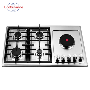 Fabricante Estufa de <span class=keywords><strong>gas</strong></span> Cocina de inducción eléctrica de acero inoxidable de 5 quemadores <span class=keywords><strong>y</strong></span> estufa de <span class=keywords><strong>gas</strong></span> - Product Image 2