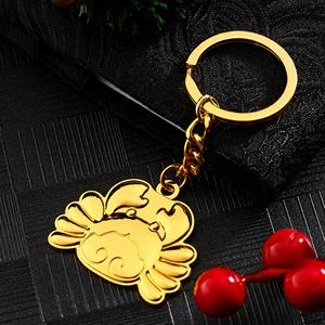 Llaveros Personalizados al por Mayor con Forma de Cangrejo 3D, Llavero de Metal de Aleación de Zinc con Grabado en Relieve para Regalos y Recuerdos - Product Image 5