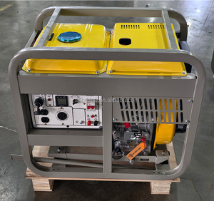 Groupe électrogène <span class=keywords><strong>diesel</strong></span> silencieux à cadre ouvert portable 5KW 6KW 7KW 8KW 9KW 10KW 12KW 15KW 18KW 19KW 20KW avec démarrage électrique 50HZ 60HZ - Product Image 1