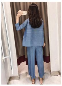 Verano de 2019 poliéster falda ropa de <span class=keywords><strong>dos</strong></span> piezas de las mujeres ropa de otoño - Product Image 5