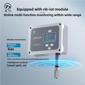 Thông minh không dây treo tường nb-iot Độ chính xác cao nhiệt độ độ ẩm cảm biến tích hợp máy phát Pin ABS ODM IP65 LCD - Product Image 3