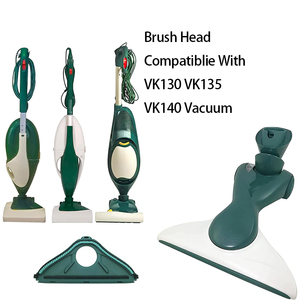 Cabezal de cepillo giratorio de repuesto para aspiradora, compatible con <span class=keywords><strong>Vorwerk</strong></span> VK130 VK135 <span class=keywords><strong>VK140</strong></span>, con rodillos lisos - Product Image 2