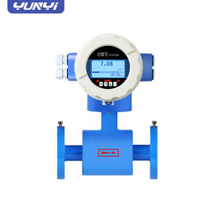 Yunyi pengukur aliran Digital cairan elektro magnetik, pengukur aliran air elektromagnet cairan tahan korosi - Product Image 6