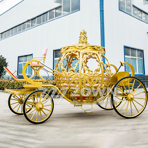 Carroza Eléctrica Estilo Europeo ZOWN, Carroza Calabaza Dorada y Carroza de Cenicienta para Parques de Atracciones - Product Image 4