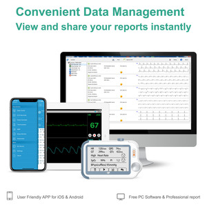 Viatom setelan Checkme Spo2 manual Monitor Monitor tanda Vital portabel dewasa genggam ecg portabel - Product Image 5