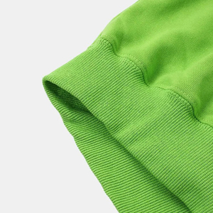 Sweat-shirt à col rond en coton French Terry de haute qualité pour homme, couleur verte, style automne, imprimé personnalisé - Product Image 4