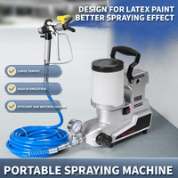 Pistolet de pulvérisation électrique léger haute pression sans air pour bricolage, pompe à peinture multifonctionnelle domestique pour peinture au latex 220V/110V
