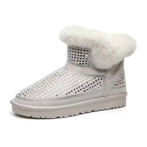 Women's 2026 Winter Snow Boots Plush Thick Upper Thermal & Hard-Wearing Casual Flat Short Cotton Boots - Product Image 5