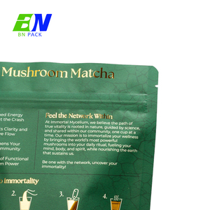 Food Grade Custom Cereal Packaging Side Gusset Bag With Hot Foil Stamping Food Grade Heat Seal Packaging - Product Image 2