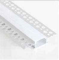 Solution d'éclairage minimaliste, bande LED, profilé en aluminium en forme de U, kit de profilés en aluminium