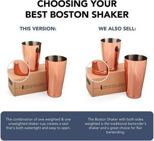 Wuyi Camol <span class=keywords><strong>China</strong></span> precio de fábrica bar coctelera Boston ventas precio razonable coctelera oro rosa coctelera - Product Image 5