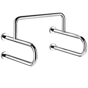 Barres d'appui pour toilettes en acier inoxydable, pliables, montées au mur, pour personnes âgées et handicapées - Product Image 4