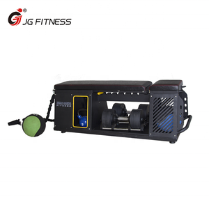 Banco de Gimnasio Multiusos Ajustable con Ruedas, Banco para Mancuernas con Soporte para Mancuernas <span class=keywords><strong>Fitness</strong></span> Pro Box - Product Image 2